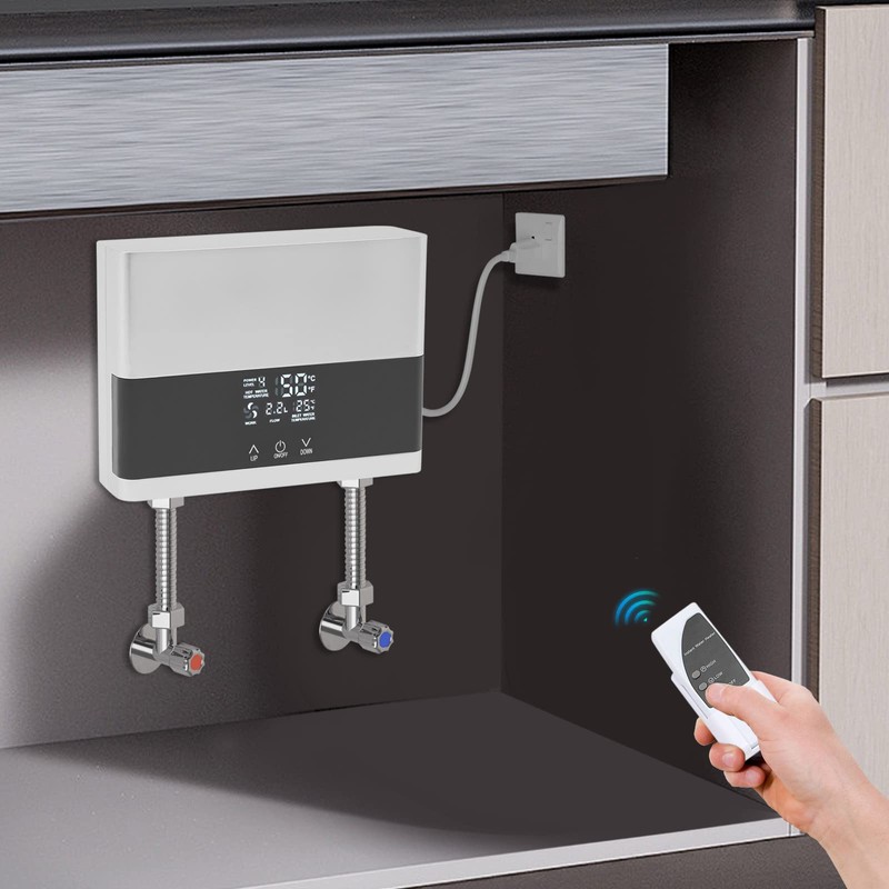 Electric Tankless Water Heater, 110V 4000W Mini Constant Temperature Instant