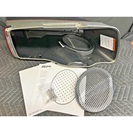 SPL Bagger Audio 6x9 Front Harley Saddlebag Speaker Mounting Rings w/GRILLS 2014-2023