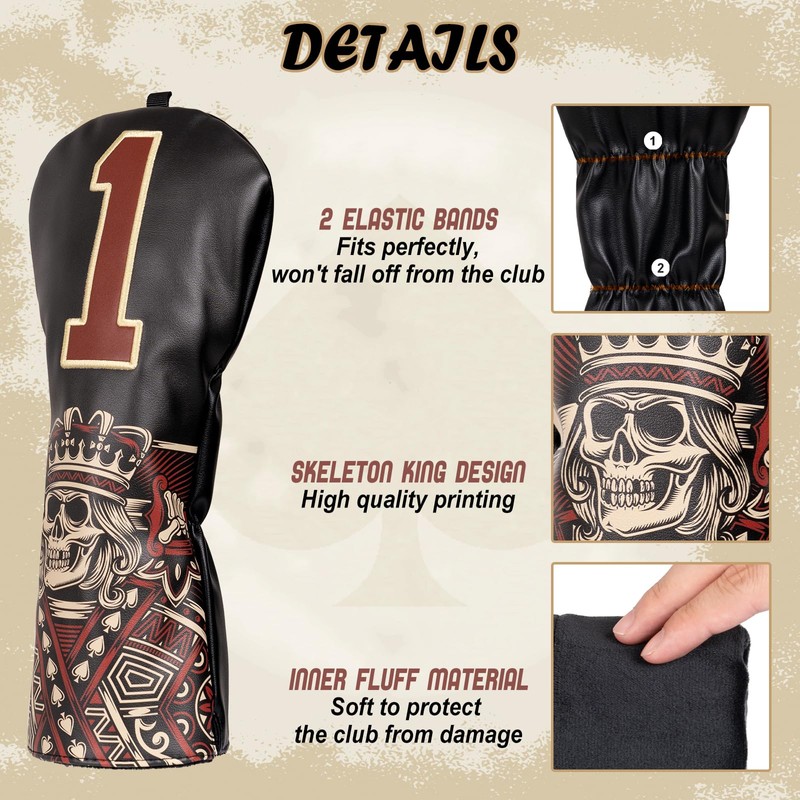 Golf Club Head covers for Driver 460CC DR #1 Elastic