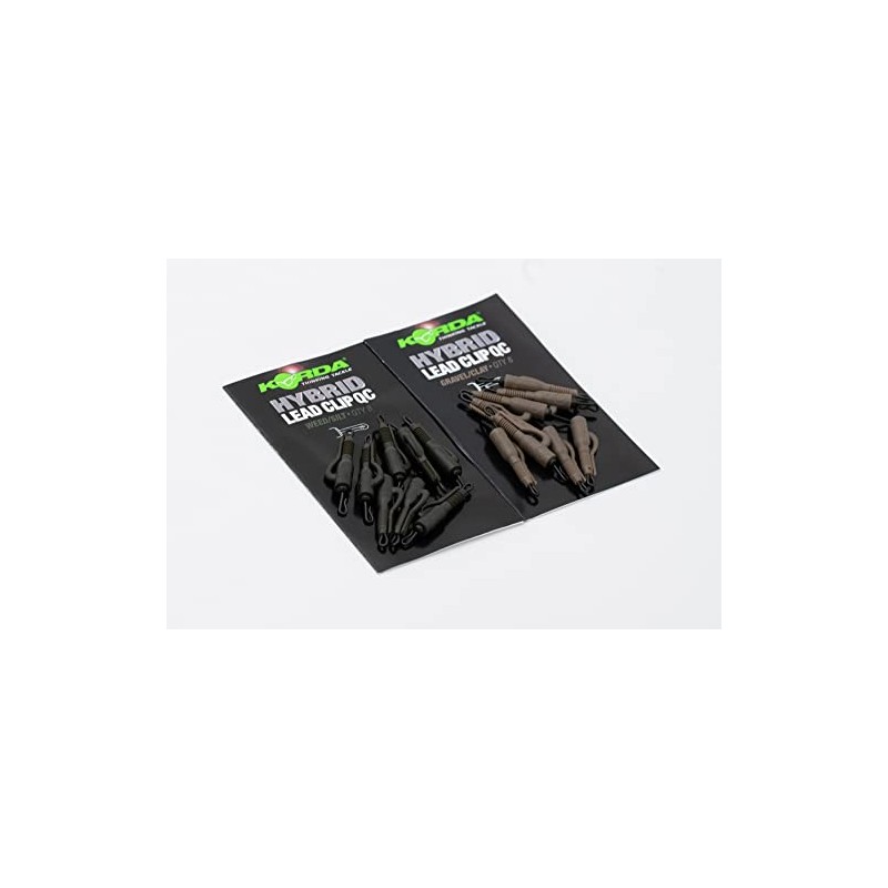 Korda Hybrid Lead Clip QC For Fishing: Gravel / Clay