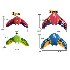 ILMFMY 4 Unterwasser Glider Tauchspielzeugfür Kinder​,Teufel Fisch Schwimmbad Spielzeug, Pool Spielzeug, wasserspielzeug Jugendliche Kinder (2 kleine und 2 große)
