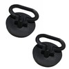 2 Pieces Plastic Sink Plug with Easy Lift Grab Handle,Anti-Smell