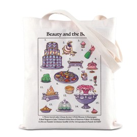 Beauty Beast Inspire Handbag Fairytale Lover Gift Tale As Old As Time Inspire Tote Bag Magic Kingdom Gift (B Beast CA)