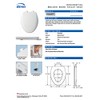 Molded Wood Elongated Toilet Seat Finish: Fawn Beige
