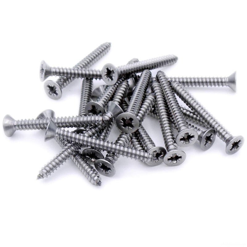 No.6 x 2.5 (3.5mm x 60mm) Pozi Countersunk Self-Tapping Screw
