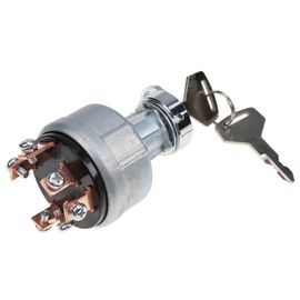 DVPARTS Interruptor de encendido 17001-00023 1700100023 1700100052 1700100072 con 2 llaves H806 compatible con Takeuchi TL130 TL150 TB125 TB135 TB145 TB22223 8 TB233. 5 excavadoras TB250
