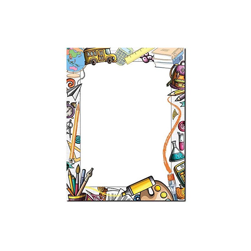 School Supplies Letterhead Laser & Inkjet Printer Paper (25 Pack)