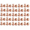 YXQ 50 Pcs Copper Solid Rivets 1/4 Diameter 5/16 L