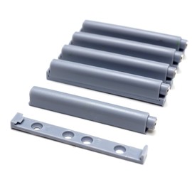 5 x Shock Absorbers Push to Open System for Doors, Cupboards and Drawers - Long