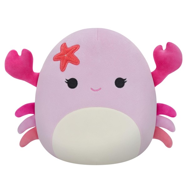 Squishmallows SQCR04093 Pink Crab 7.5" Add Cailey to Your Squad,