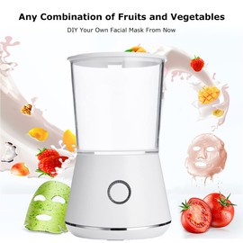 EcoMyLife EcoMyLife Face Mask Maker Mini Natural Mask Machine DIY Skin Food Sheet Mask Facial Treatment SPA Skin Care Product with Mask Molds & 16 Collagen Pills