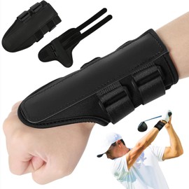 AUTAKI Golf Practice Equipment, Golf Swing Wrist Correction Fixation, Practice Equipment, Thick Fabric, Golf Practice Equipment, Golf Down Blow Master, Golf Wrist Brace for Golf Training, Swing