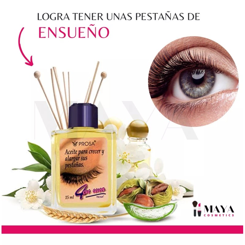 Prosa Aceite Para Pestañas Prosa 4 En 1, Engrosa Y