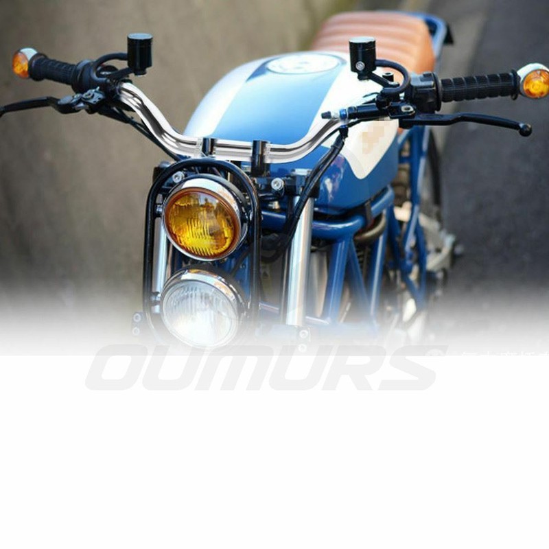 OUMURS 1" Chrome Tracker Handlebars Drag Bar For Harley Sportster