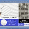 PUREBURG True HEPA Replacement Filter Levoit Compatible LV-H128 Air Purifier,