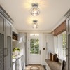 Loiogohot Hallway Ceiling Light Fixtures,Flush Mount Ceiling Lights Metal Cage