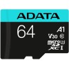 Memoria Micro Sdxc 64gb Adata Clase 10 Video 4k V30