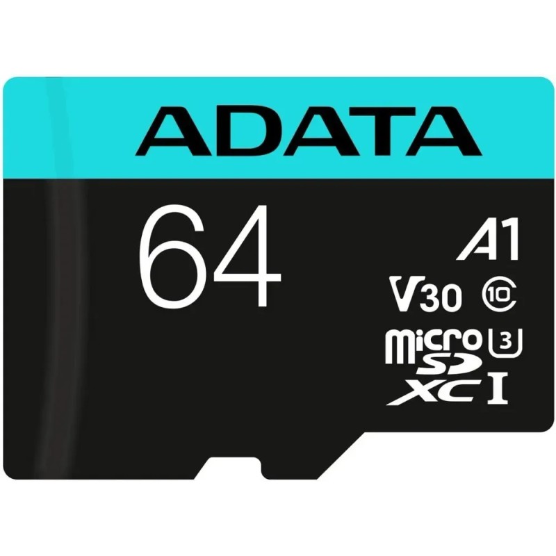 Memoria Micro Sdxc 64gb Adata Clase 10 Video 4k V30