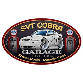 1994-98 Ford SVT Cobra Mustang Convertible Classic Car-toon Wall Art Graphic Decal Sticker (3 Foot)