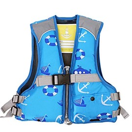 Fine Japan FV-6153 Junior Floating Vest (Submarine) Blue Medium