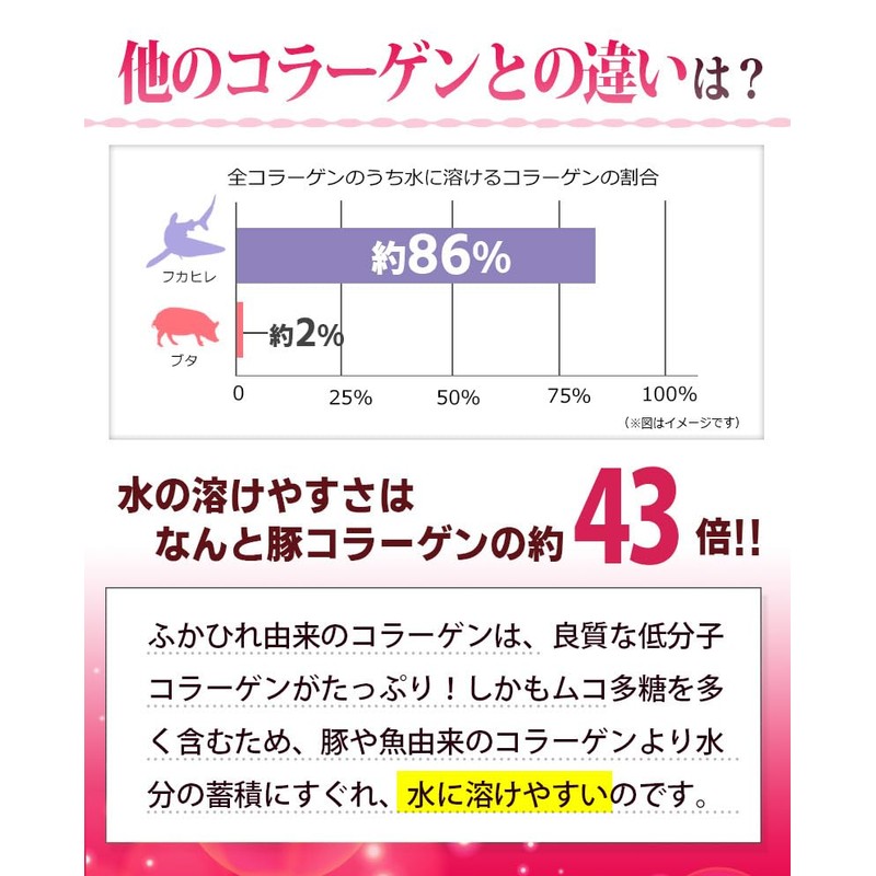 プラセンタ サプリ 30粒 6袋セット180粒 約6ヶ月分 欧州産豚プラセンタ1粒1800mgに増量 新成分ふかひれコラーゲン追加 第二弾ふかひれの恵み 豚プラセンタ×低分子コラーゲン ふかひれコラーゲン