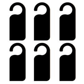 ULTNICE Wooden Door Sign Door Hanger Decorative Sign Pack of 6