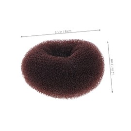 WOONEKY 8PCS Donut Hair Bun Maker Kit for Women and Girls Small Size Reusable Hair Styling Tool for Easy Chignons and Updos for Everyday and Special Occasions