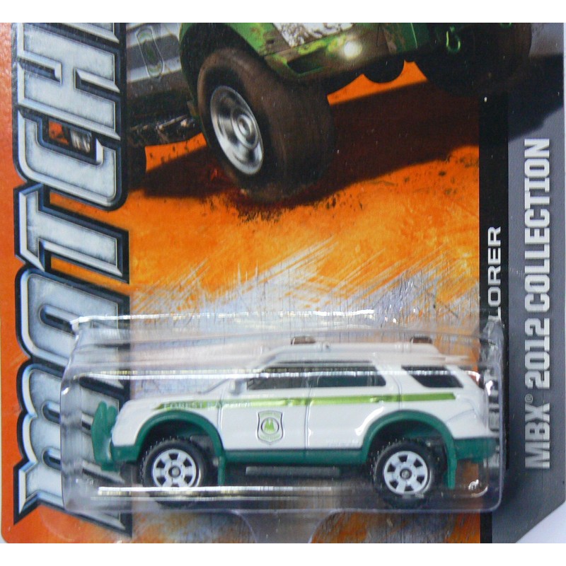 2012 Matchbox Ford Explorer (Forest Ranger) White - 118 of