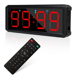 2.1-inch 4-Digit Quick Gym Timer, Suitable for Fitness Training, Event Timing, Study and Daily Office use (2.1-inch 4-Digit Stopwatch)