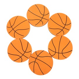 jojofuny 6Pcs Lightweight Dry Erase Whiteboard Erasers Felt for Classroom Office Home Use Unique Sports Ball Design Easy to Clean Portable