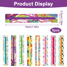 Reading Ruler 8 Pieces Reading Aid Children Reading Aid Children 1 Class Reading Ruler Children with Reading Window Reading Aid Ruler Suitable for Children Students Book Lovers and Dyslexics (19 x 3.2