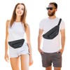 MAXTOP Waist Pouch, Hip Bag, Multi-functional, Storage Capacity, 4 Pockets,