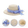 JOINPAYA Pack of 8 Mini Straw Hats for Crafts Sombrero