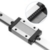 sourcing map MGN9 150mm Linear Guide Rail with MGN9H Sliding