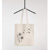 Autiga® Jute Bag Dandelion Birds Cotton Bag Fabric Bag Shoulder