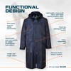 Portwest S438 Men's Waterproof Raincoat - Lightweight Long Rain Jacket