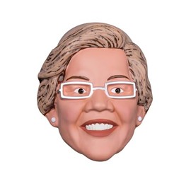 Disguise Women's Elizabeth Warren Adult Size Political Theme, Skin Tone, Half Mask