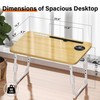 DECOSIS Laptop Bed Desk Height Adjustable, Bed Laptop Table with