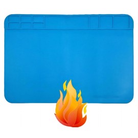 WWZMDiB Heat Resistant 932°F Silicone Soldering Work Mat（S-130【11.8 x 7.9” / 30 x 20cm】）
