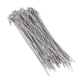 12 1/2" Aluminum Fence Ties for Chain Link Fence 9 Gauge (Bag of 100) Fits 4" Posts