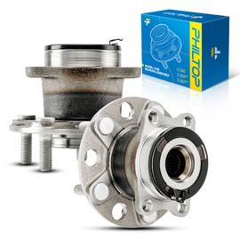 PHILTOP 512333 x2 Rear Wheel Hub Assembly Compatible with 2007-2017 Jeep Patriot, 2007-2017 Jeep Compass, 2007-2008 Dodge Caliber 5 Lugs