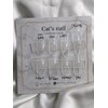 Size measurement tip sample tip handmade nail tip - ballerina