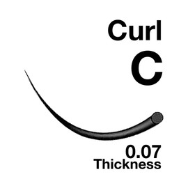 EMILYSTORES Eyelash Extensions 0.07mm Thickness C Curl Length 10mm Easy Fan Eye Lashes For Lash Extensions(0.07,C,10mm)