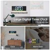 YISILE Digital Wall Clock Large Display, 16.2" Large Digital Wall