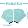 GNHG Schwimmhandschuhe Fingerlose Wasserhandschuhe Wasserwiderstandstraining Trainingsschwimm, Handschuhe Einstellbare Handflossen Tauchhandschuhem