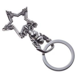 Artemis Classic Star Carabiner Key Chain Men's Key Ring ACK0049 Brand Jewelry Key Ring Key Ring Key Ring Key Ring Key Holder Key Holder Key Case Stainless Steel, Silver