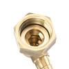 sourcing map Brass Hose Barb Matching Elbow 10 mm Barb