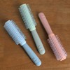 Dry Roller Hair Brush for Volume and Waves, 3 Colors Brush/214 Pink 5ea