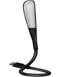 USB Reading lamp, USB Night Light with14 LEDs Dimmable 3 Brightness Setting Touch-Switch Portable Table Lamp and Flexible Gooseneck(Black)