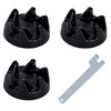3 Pack Blender Coupler for KitchenAid 9704230, Replacement Blender Rubber